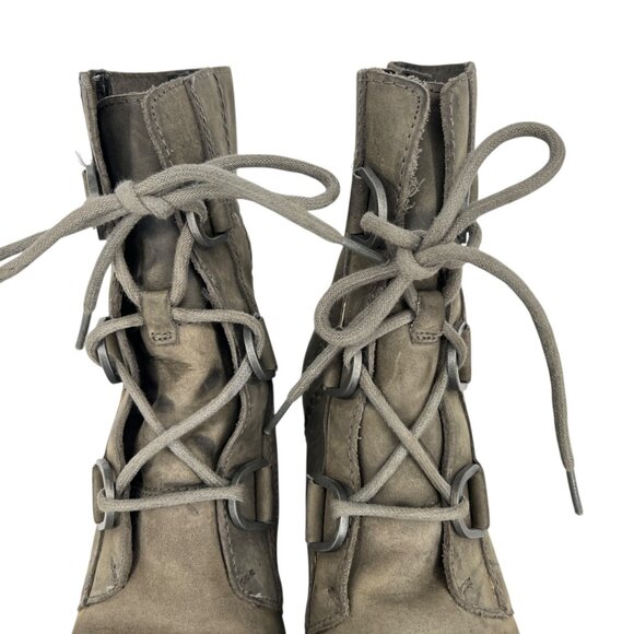 Sorel Joan Of Arctic Wedge II Boots Quarry Slate Gray Size 7 - Picture 8 of 16